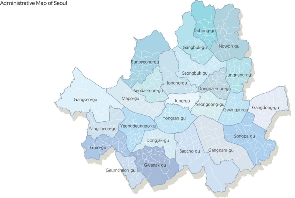 Seoul map