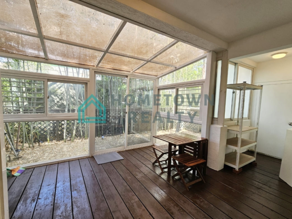 Back terrace
