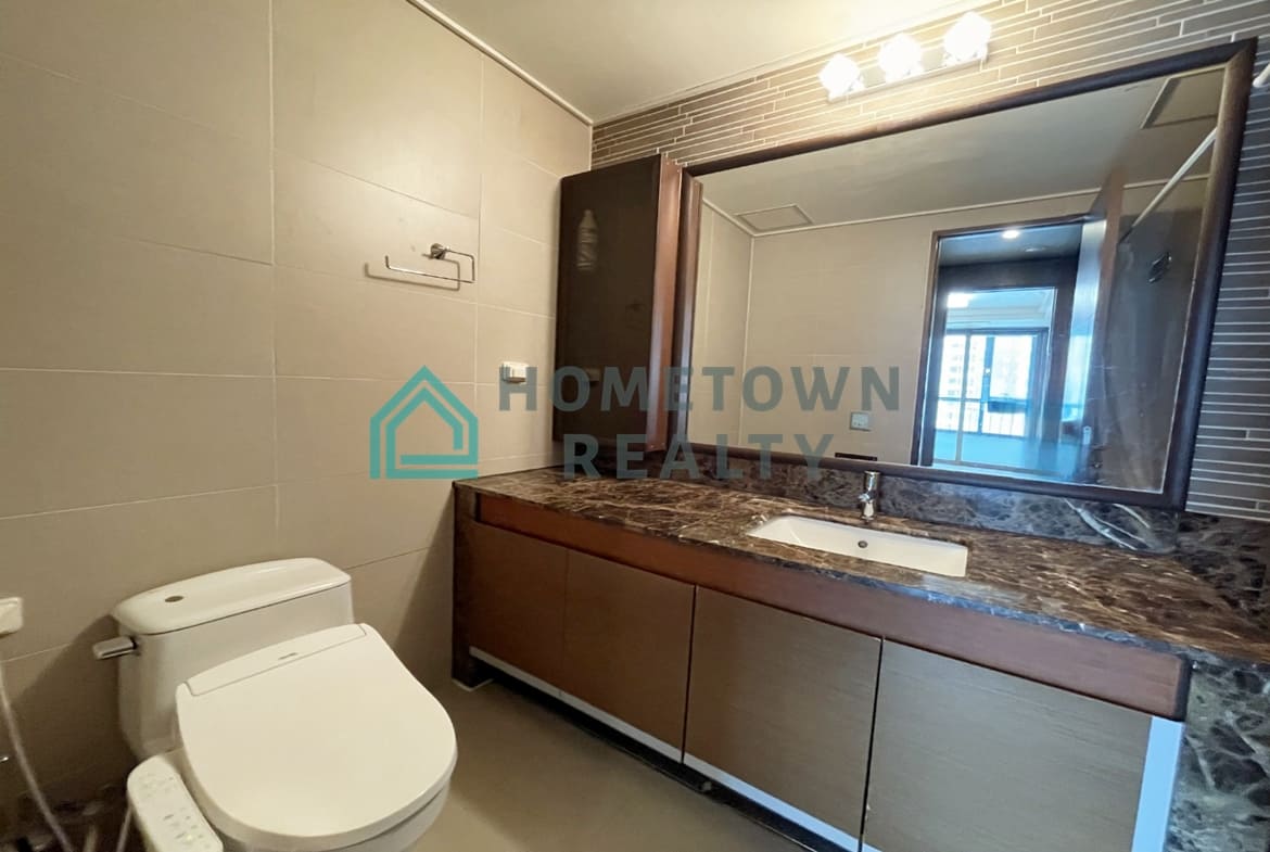 Master bathroom toilet